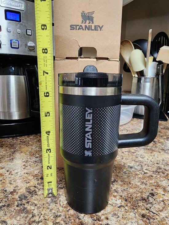 Stanley Other - Stanley 20 oz Tumbler Quencher Black Grey Dot Travel Mug